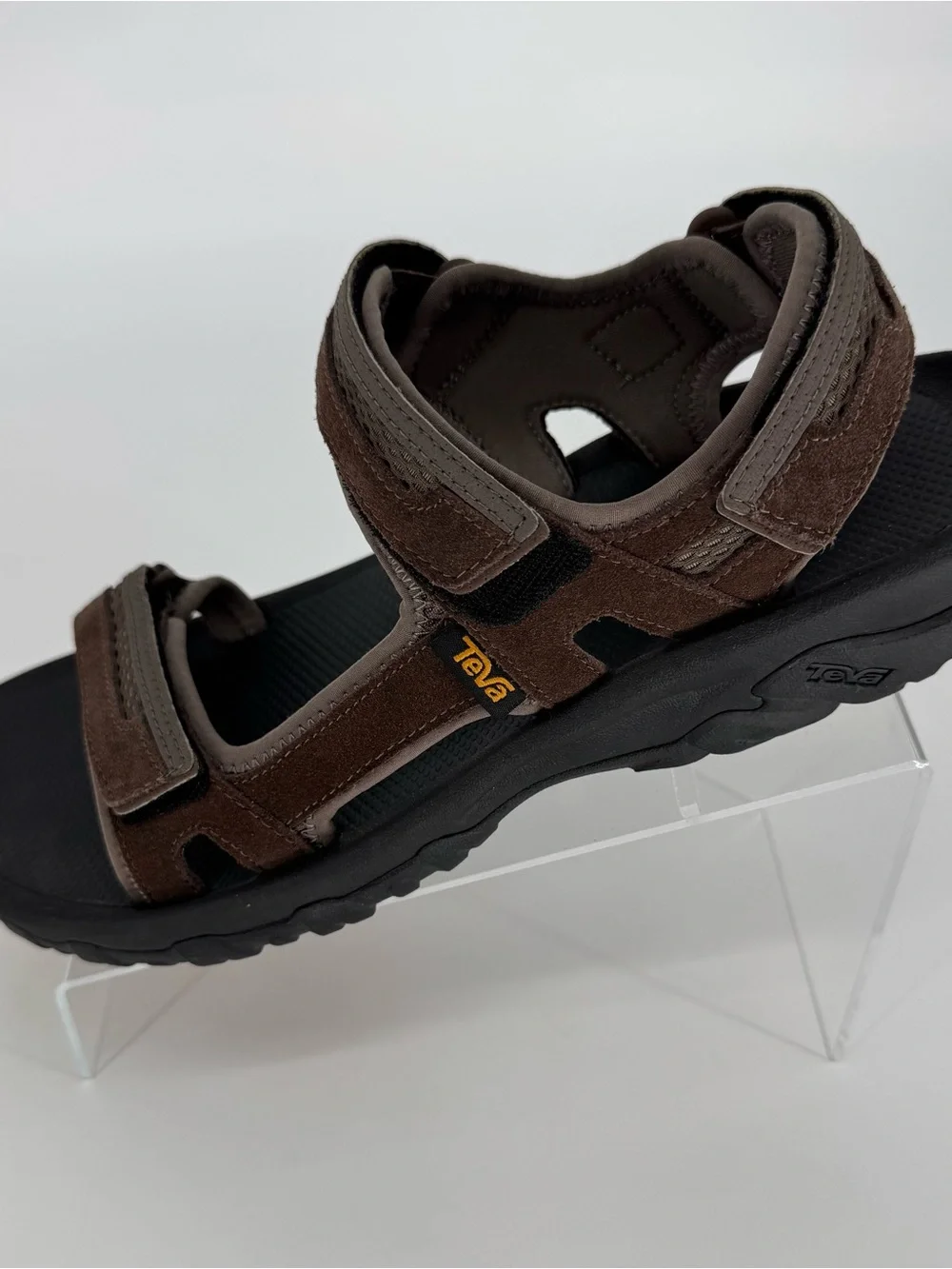 Teva Men's Brown and Black Strapped Outdoor Sport Sandal Size 12
